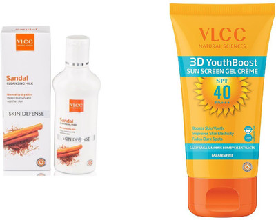 

VLCC Cleansing Milk & YouthBoost SPF(40)(Set of 2)
