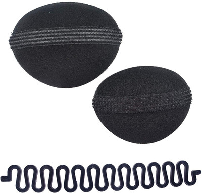 

Confidence Combo Of 3 Hair Accessories Braids Tools And Hair Base For Women And Girls(Set of 3)