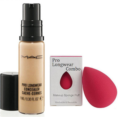 

Pro longwear combo Sponge Puff,Mac Concealer Cache Cernes 9ml(Set of 2)