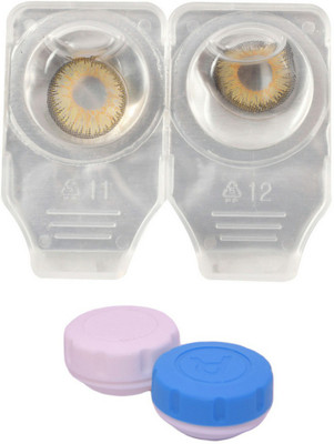 

Choice Empire contact lens new Monthly Contact Lens(0 dioptres, Pure Honey, Pack of 2)