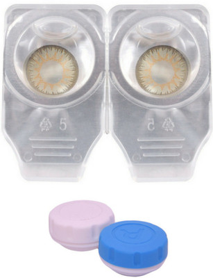 

Choice Empire 1 Pair Zero Power Monthly Contact Lens Without Solution - Gold Color Lens Monthly Contact Lens(0 dioptres, Gold, Pack of 2)