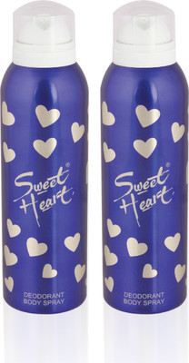 

Sweet Heart Blue Deodrant Spray for unisex - 200+200 ml Body Spray - For Men & Women(400 ml, Pack of 2)