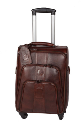 

Royal Leather Emporium BRN-113 Duffel Strolley Bag(Brown)