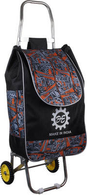

De (Expandable) Brand Shopping Trolley Bag for Vegetable Market,Super Market/Mall-Flodable-Quality Luggage bag and Wheels. MAKE IN INDIA Duffel Strolley Bag(Multicolor)