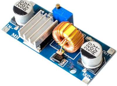 

KitsGuru 5A XL4015 DC-DC Step Down Adjustable Power Supply Module LED w/ heatsink Electronic Components Electronic Hobby Kit