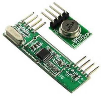 

KitsGuru RF ASK module Wireless Transmitter + Receiver Pair 433 / 434 MHz Electronic Components Electronic Hobby Kit