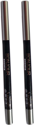

Bonjour Eye & Lip Liner Sketch Pencils Set-Water Proof, Dermatologically Tested - Black (Pack of 2) 14 g(Black)