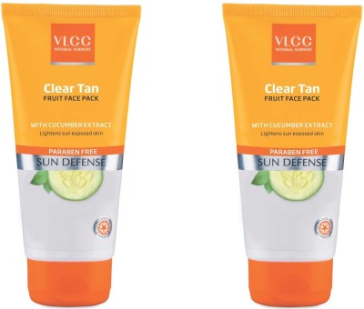 

VLCC Clear tan fruit face pack 200 g(Set of 2)