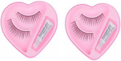

JAGTEK Black Premium False Eyelashes (Combo Of 2)(Pack of 2)