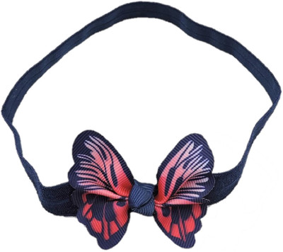 

ADS_Trendyzones Baby Headbands Hairband Ribbon Boutique Butterfly for Girls Newborn Teens Infant Toddler hair bands Head Band, Hair Band(Blue)