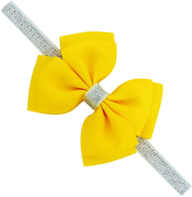 

ADS_Trendyzones Baby Headbands Hairband Grosgrain Ribbon Boutique Bow Bowknot for Girls Newborn Teens Infant Toddler Hair Bands Head Band, Hair Band, Hair Clip(Yellow)