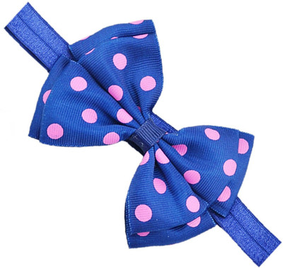 

ADS_Trendyzones Baby Headbands Hairband Grosgrain Ribbon Boutique Double layer Dotted Bow Bowknot for Girls Newborn Teens Infant Toddler Hair Bands Head Band, Hair Band, Hair Clip(Blue)
