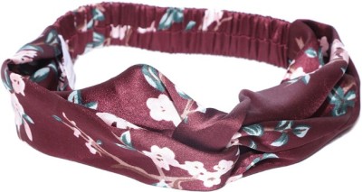 

Blueberry printed satin headwrap Hair Band(Multicolor)