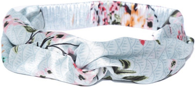 

Blueberry printed satin headwrap Hair Band(Multicolor)