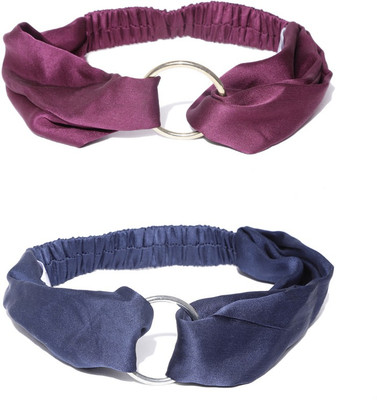 

Blueberry satin headwrap Hair Band(Multicolor)