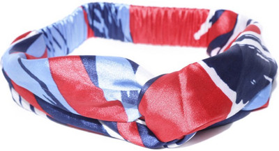 

Blueberry printed satin headwrap Hair Band(Multicolor)