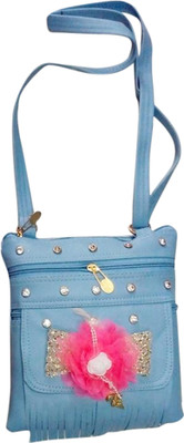 

B B Purse Messenger Bag(Blue)