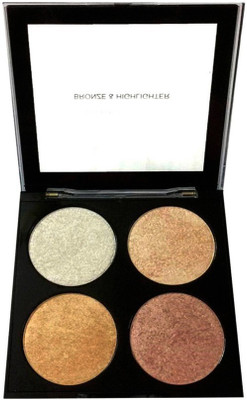

One Personal Care Make Up Studio | Bronze & Highlighter(Silver Dust, Simply Brown, Gold Glitter, Moon Gold)