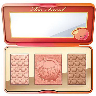

too faced sweet peach glow peach-infused highlighting pallette Highlighter(multicolor)