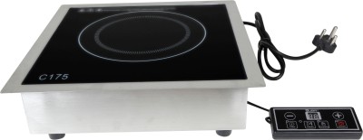 

Quba C-175 5000 Watt With Remote Commercial Induction Cooktop(Silver, Touch Panel)