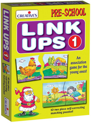 

Tingoking Creative Educational Aids 0732 Link Ups 1 Puzzle (10 Two Piece)(Multicolor)