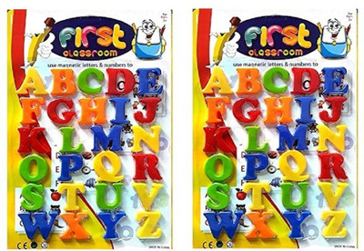 

Gencliq TOY Magnetic Alphabets Learning Toy for Kids, Large (Multicolour)(Multicolor)