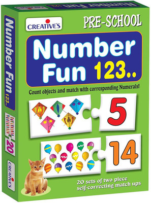 

Tingoking Creative Educational Aids P. Ltd. Number Fun(Multicolor)