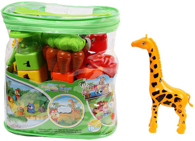 

Pasanda Educational Jungle Blocks 22 Pcs(Multicolor)