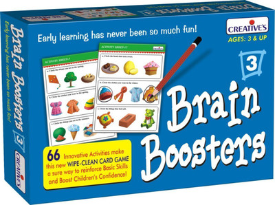Tingoking Creative Educational Aids 1019 Brain Boosters - III(Multicolor)