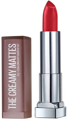 

Maybelline New York Color Sensational Creamy Matte Lipstick, 3.9g(641 Pink my Red, 3.9 g)