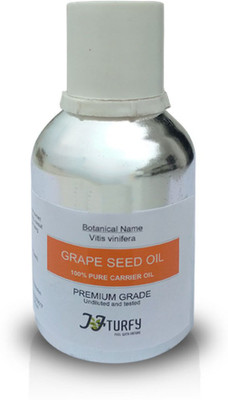 

Turfy Grape Seed Oil Pure and Natural Carrier Oil For Skin,Hair (Pack Of 2)(50 ml)