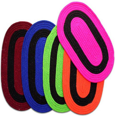 Shreejee PP (Polypropylene) Door Mat(Multicolor, Medium, Pack of 5)