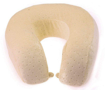 

House of Quirk Memory Foam Neck Travel Soft Pillow for Travel - (Beige) Neck Pillow(Beige)