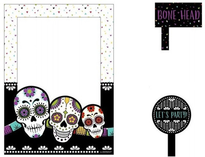 

Theme My Party Photo Frame For Your Birthday/Party - Halloween Party Photo Booth Board(Party)