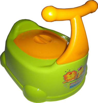 

kidbee Baby Scooty Trainer Potty Seat(Green, Gold)