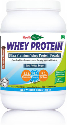 

HealthNutriva sugar free Whey Protein(1 kg, Chocolate)
