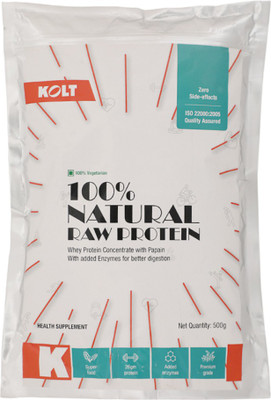 

KOLT 100% Natural Raw Whey Protein(500 g, Unflavored)
