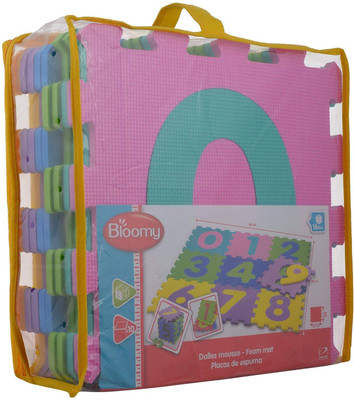 

Bloomy Large Tiled Number Play mat(9 Pieces)