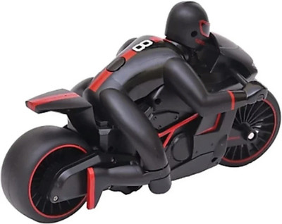 

zhomcollection High Speed 2.4 GHZ 1:18 Scale LED Bike Red(Red)