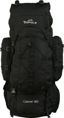 

Tripole Colonel (With Detachable Day Pack) Rucksack - 80 L(Black)