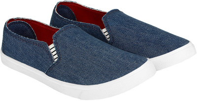 

SHOEFLY Blue-1005 Slip On Sneakers For Women(Blue