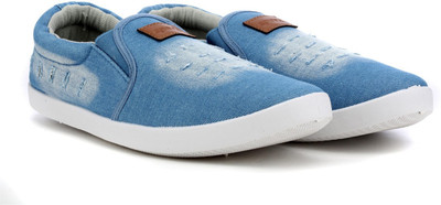 

Sparx Slip On Sneakers For Men(Blue, Sky blue