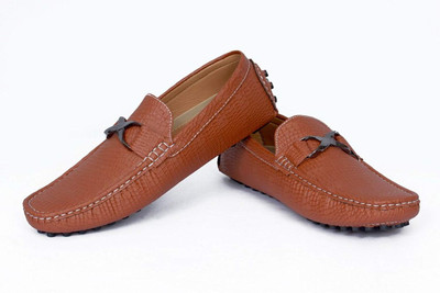 

ALTERATE ALTERATE MEN'S Brown Loafers Loafers For Men(Brown