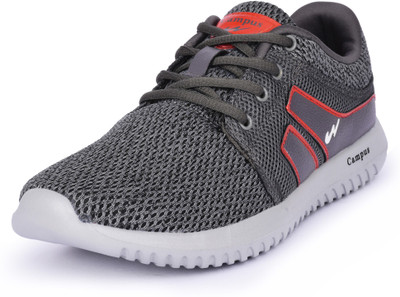 

Campus BATTLE X-13 Running Shoes For Men(Grey, Red, Dgry-red