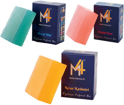 

M4 Mevus Kashmiri Femini Ocean Beauty Soap Pack of 3 (Mevus-020)(3 g, Pack of 3)