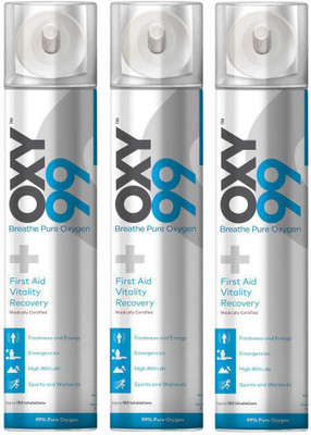 

OXY99 Oxygen Can (Pack of 3) Sports Bottle Holder
