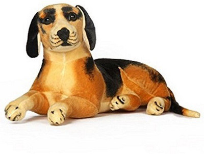CREATIVEVILLA CUTE DOG STUFFED PLUSH SOFT TOY - 50 cm(Multicolor)