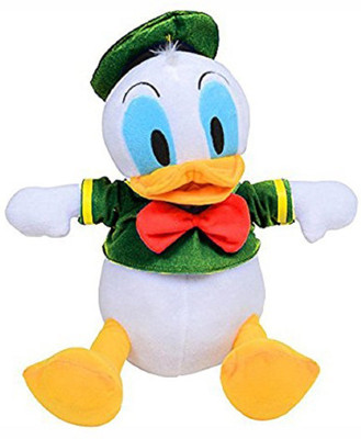 

CREATIVEVILLA CUTE GREEN DONALD DUCK STUFFED PLUSH SOFT TOY - 50 cm(Multicolor)