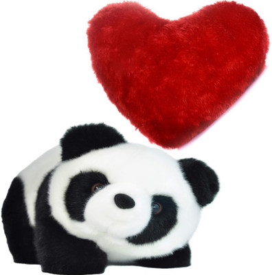 

Mofaro Panda Red Love Heart - 32 cm(Red, Heart), Heart;red