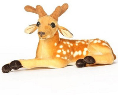 

CREATIVEVILLA CUTE DEER STUFFED PLUSH SOFT TOY - 60 cm(Multicolor)